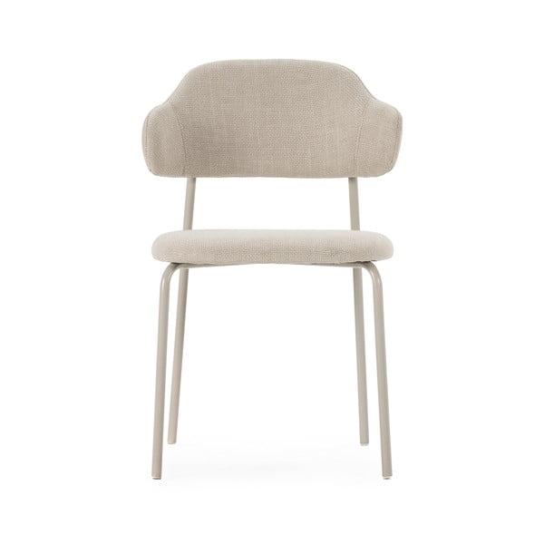 Krémové jídelní židle v sadě 4 ks Adriel – Marckeric-image-3