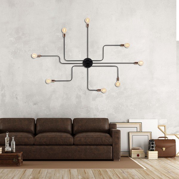 Nástěnné svítidlo v černé a bronzové barvě Truva – Opviq lights-image-1