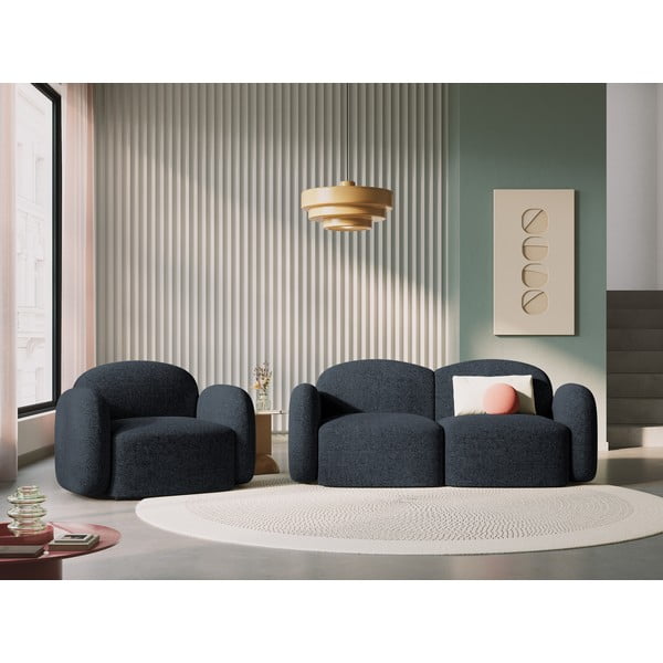 Modrá pohovka 194 cm Blair – Micadoni Home-image-1