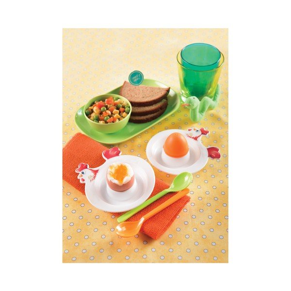 Set 2 kalíšků na vajíčka a slánky Snips Breakfast-image-1