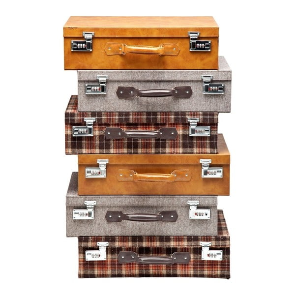 Komoda se 6 zásuvkami Kare Design Suitcase Highland