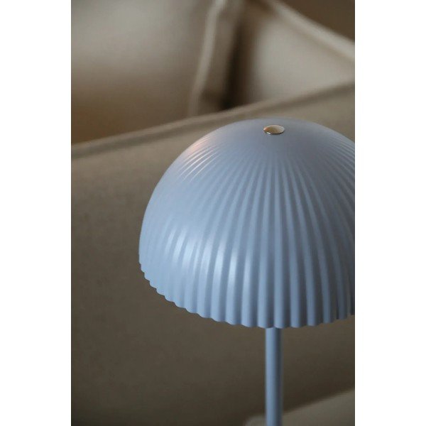 Modrá kovová stolní lampa s kovovým stínidlem (výška 33,5 cm) Zin – Markslöjd-image-2