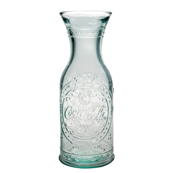 Skleněná váza/karafa z recyklovaného skla Ego Dekor, 1 l