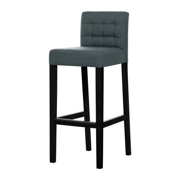 Mentolově zelená barová židle s černými nohami Ted Lapidus Maison Jasmin