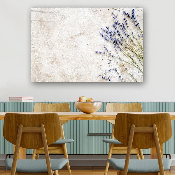 Skleněný obraz 100x70 cm Lavender – Wallity-image-1