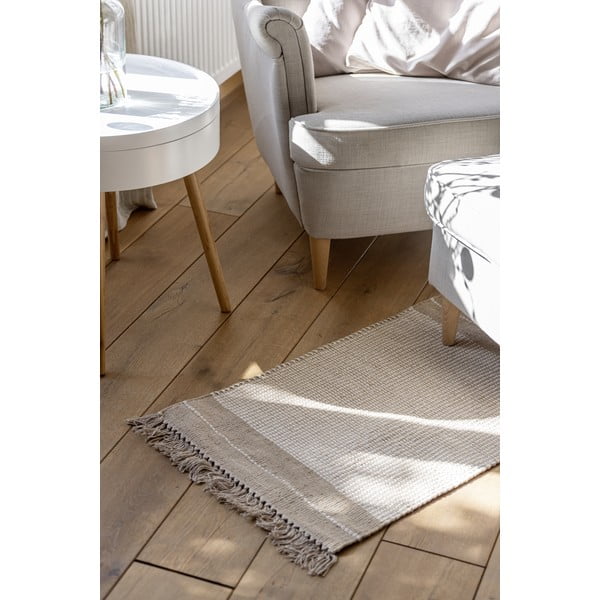 Béžová koupelnová podložka z juty Wenko Pica, 50 x 80 cm-image-1