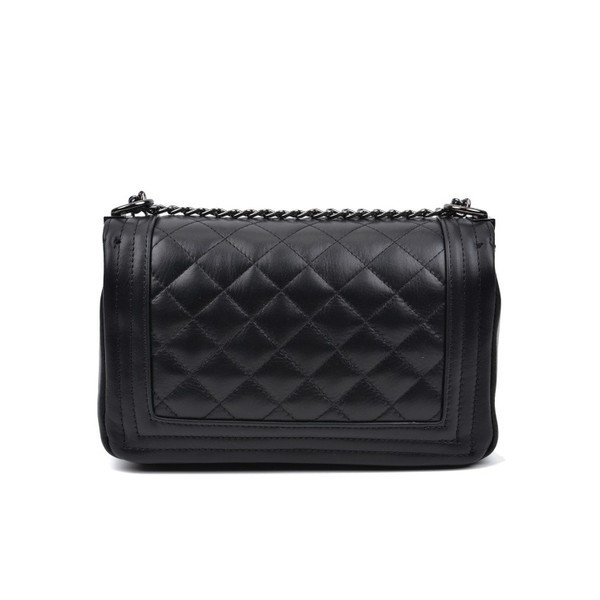 Černá kožená kabelka Anna Luchini Masika-image-1