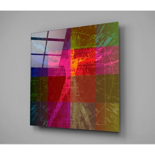 Skleněný obraz Insigne Da Vinci's Lines, 100 x 100 cm-image-3