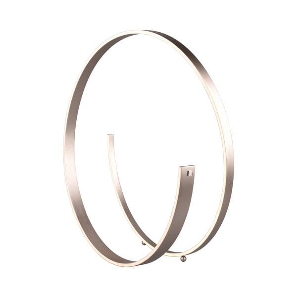 Šedá LED stojací lampa s hlasovým ovládáním/s ovládáním pomocí mobilní aplikace s kovovým stínidlem (výška 75 cm) Cinardi – CINQUE-image-2