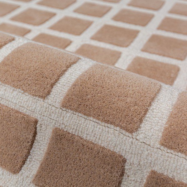 Růžový ručně tkaný vlněný koberec 160x230 cm Renga Wool – Flair Rugs-image-3