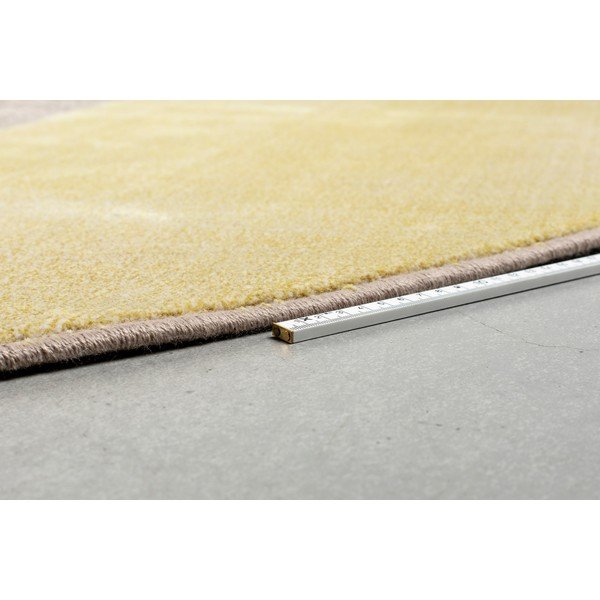 Žluto-šedý koberec Zuiver Hilton, ø 240 cm-image-2