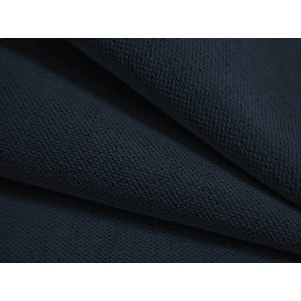 Tmavě modrá čalouněná dvoulůžková postel s úložným prostorem/bez čela s roštem 140x200 cm Susan – Micadoni -image-4