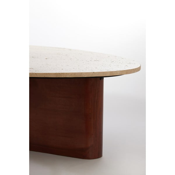 Hnědý konferenční stolek 72x90 cm Mahelona – Light & Living-image-4