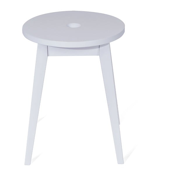 Bílá stolička z kaučukového dřeva Club - Bonami Essentials-image-1