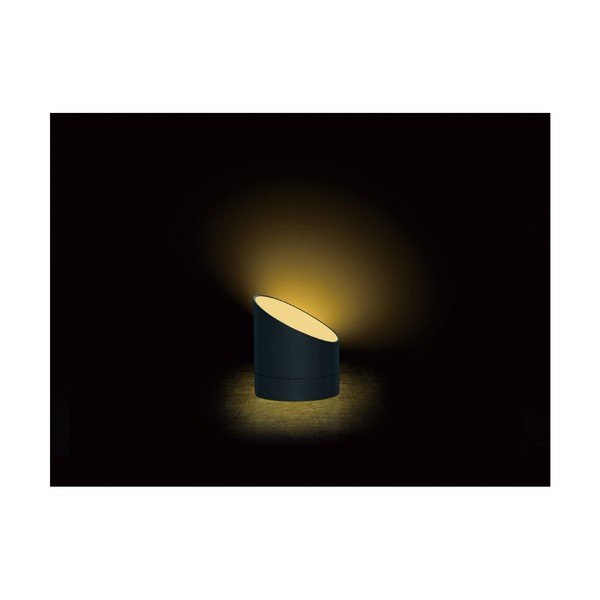 Černý budík s LED displejem Gingko Edge-image-2
