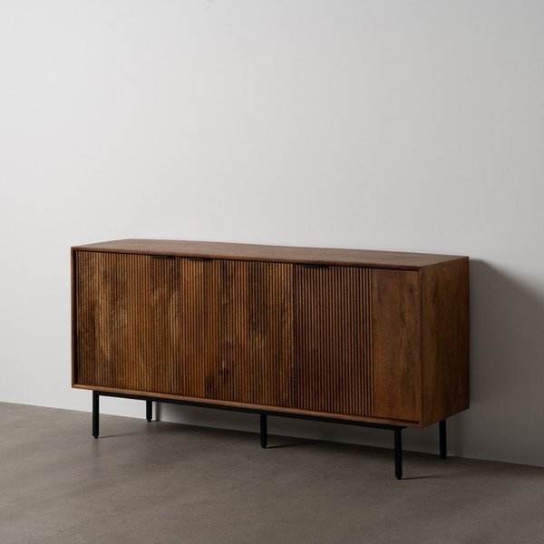 Hnědá komoda z mangového dřeva 160x78x40 cm Sagara – Ixia-image-2