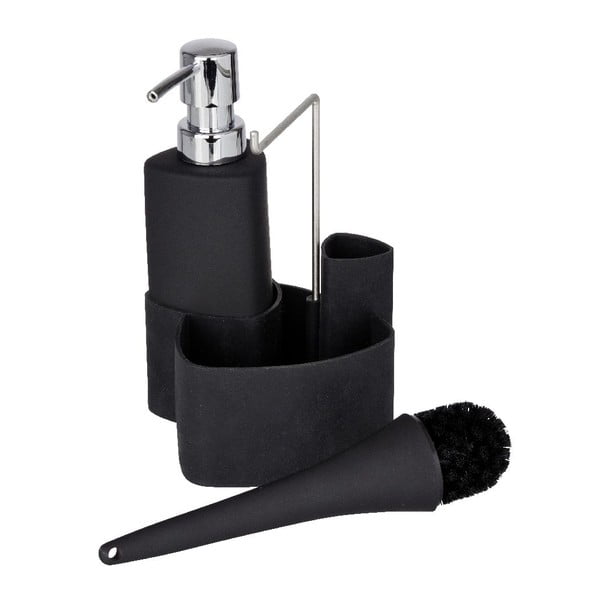 Černý set na mytí nádobí Wenko Empire, 250 ml-image-1