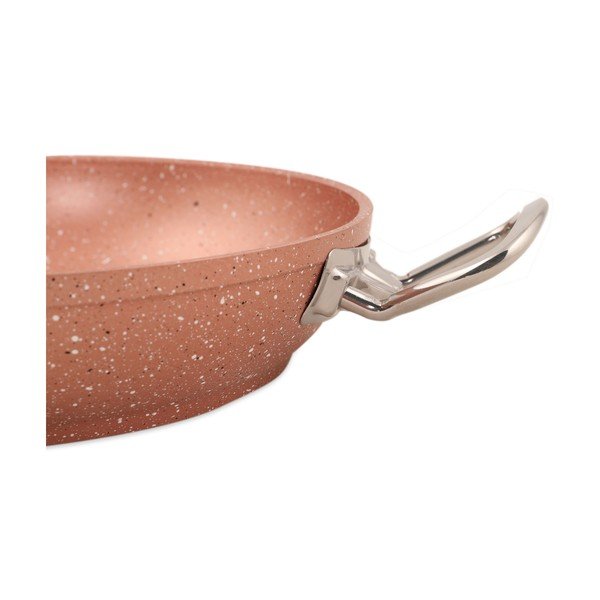 Růžová hliníková pánev Güral Porselen Classic, ø 22 cm-image-3