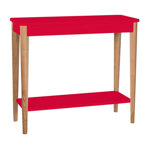 Červený konzolový stolek Ragaba Ashme, šířka 85 cm