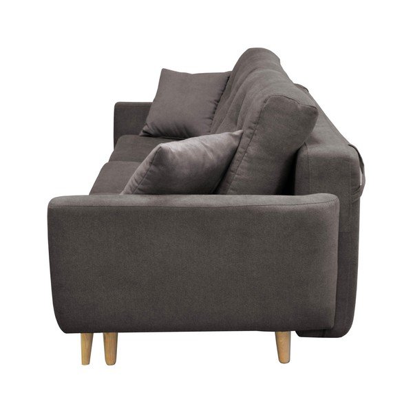 Tmavě šedá rozkládací pohovka pro tři Cosmopolitan design Barcelona-image-3
