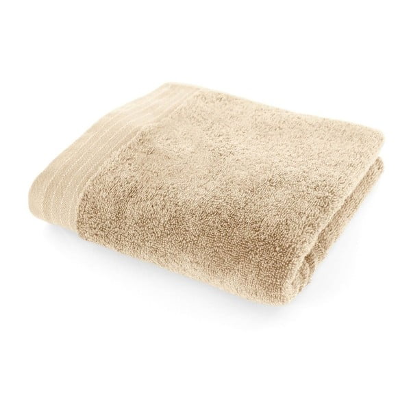 Béžový bavlněný ručník Fred, 50 x 90 cm