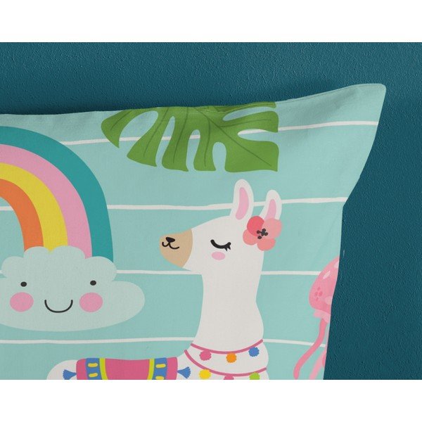 Modré bavlněné dětské povlečení na jednolůžko 140x200 cm Festen – Good Morning-image-3