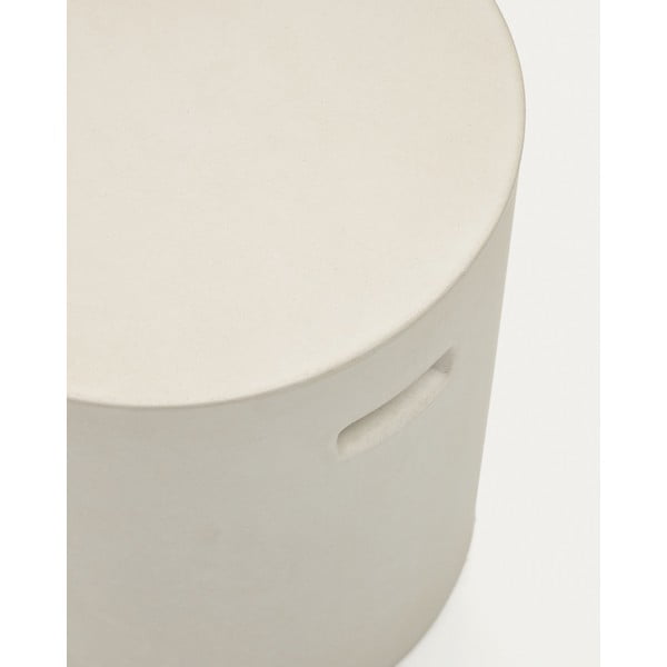 Betonová kulatá zahradní podnožka ø 37 cm Aiguablava – Kave Home-image-4