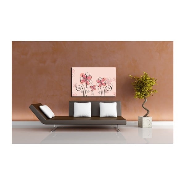 Obraz Pink Flower, 40x60 cm