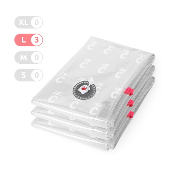 Vakuové pytle v sadě 3 ks Premium Valve L – Compactor-image-2