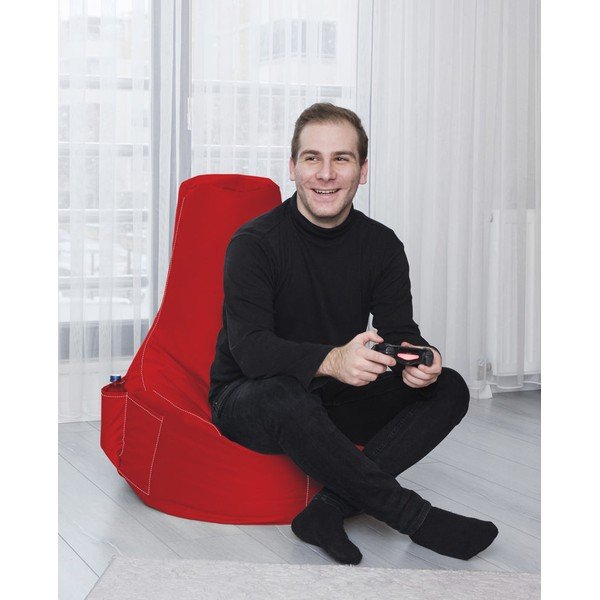 Červený sedací vak EVA Sport – Floriane Garden-image-1