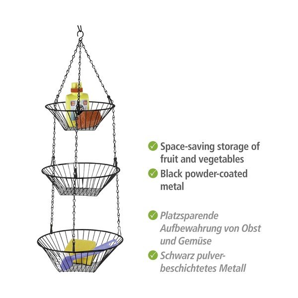 Kovový závěsný koš na ovoce Trio – Wenko-image-4