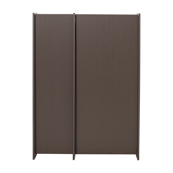 Tmavě hnědá skříňka v dekoru jasanu 102x140x44 cm Brock – WOOOD-image-2