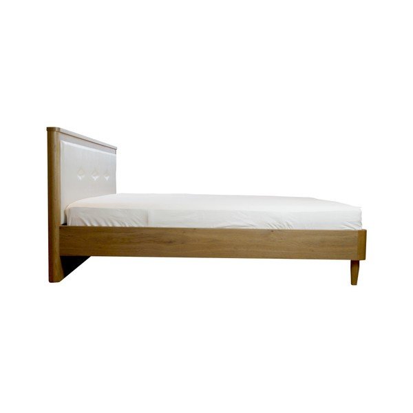 Bílá dvoulůžková postel Mazzini Beds Scandi, 140 x 200 cm-image-2