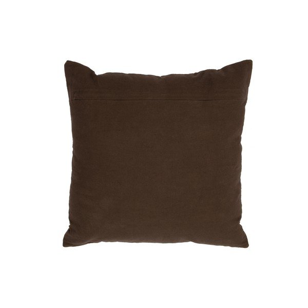 Hnědý dekorativní polštář BePureHome Velvet Coffee, 50 x 50 cm-image-2