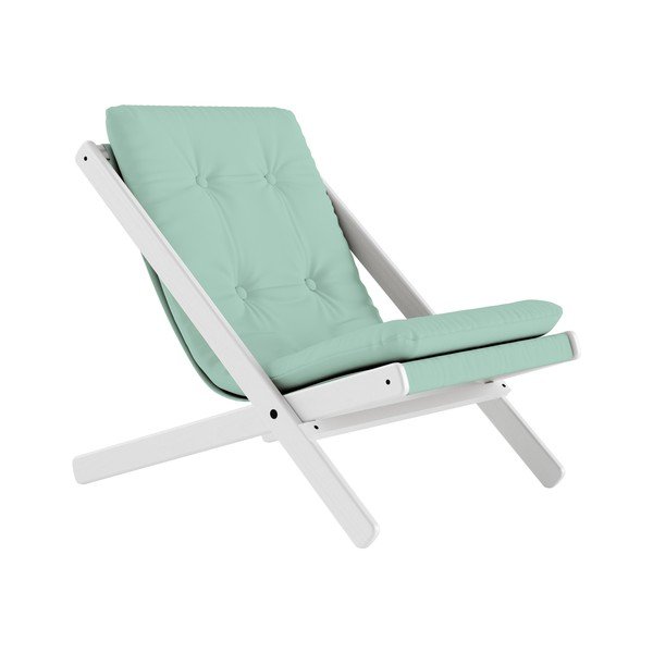 Skládací křeslo Karup Design Boogie White/Mint