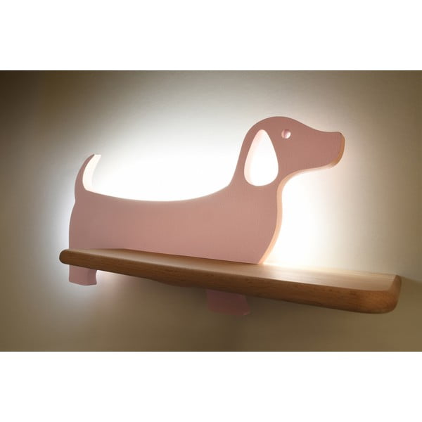 Růžové dětské svítidlo Dog – Candellux Lighting-image-1
