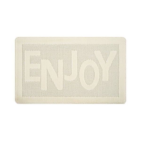 Krémová koupelnová předložka 60x100 cm Enjoy – Foutastic