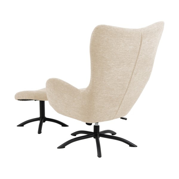 Set krémově bílého ušáku a podnožky Actona Talgarth-image-3