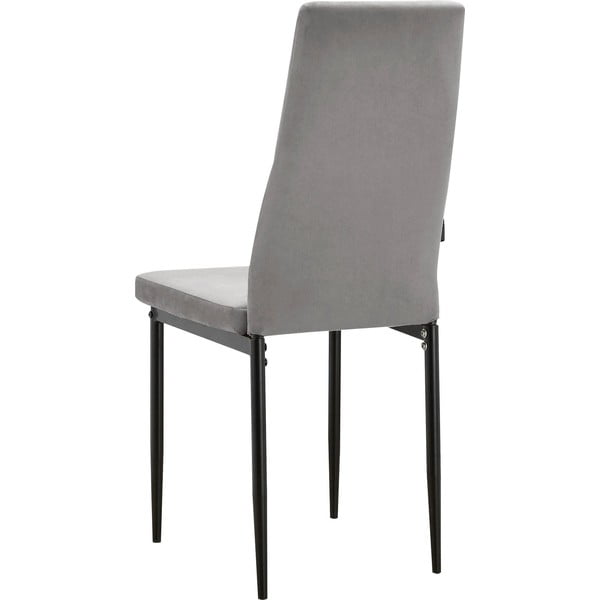 Šedé sametové jídelní židle v sadě 2 ks Kelly – Støraa-image-3