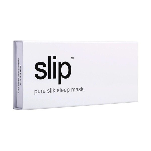 Bílá hedvábná maska na spaní White – slip-image-3