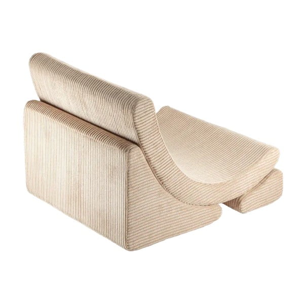 Světle hnědé manšestrové dětské křesílko Moon – Wigiwama-image-2