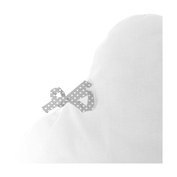 Bílý bavlněný mantinel do postýlky Mr Fox. Nube, 60 x 40 cm-image-3