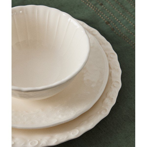 Béžový keramický talíř ø 28 cm Varla – Kave Home-image-1