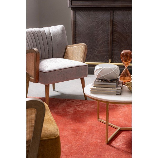 Šedé sametové křeslo Virna – Bizzotto-image-1