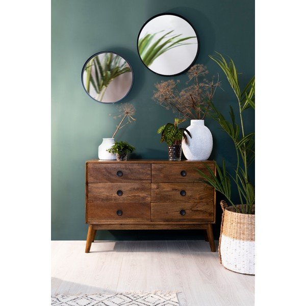 Nástěnné zrcadlo ø 60 cm Bita – Light & Living-image-3