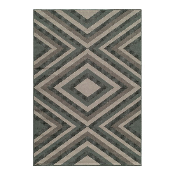 Šedý koberec Nourison Baja Tumbes, 229 x 160 cm