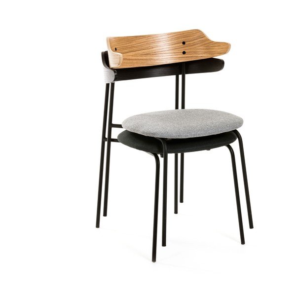 Světle šedá jídelní židle Kave Home Olympia-image-4