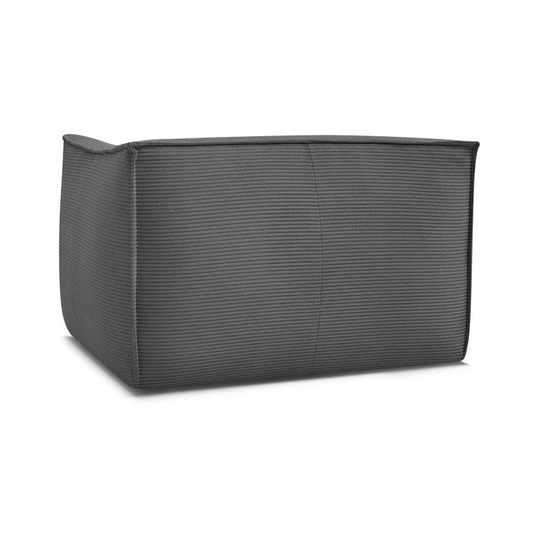 Tmavě šedé manšestrové křeslo Giorgia – Bobochic Paris-image-4