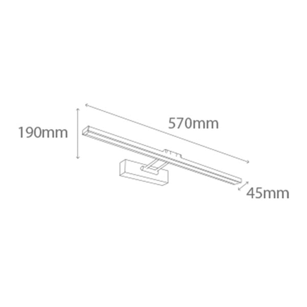 Nástěnné svítidlo s LED světlem ve stříbrné barvě SULION Picabia-image-2