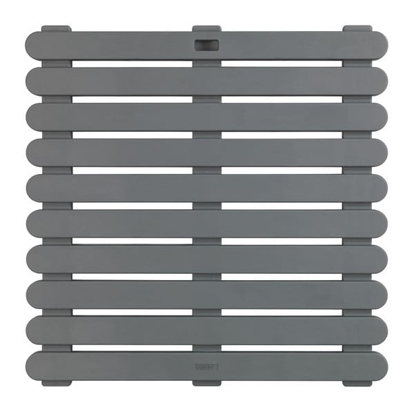 Tmavě šedá předložka vhodná i do exteriéru Wenko Outdoor Grey, 55 x 55 cm